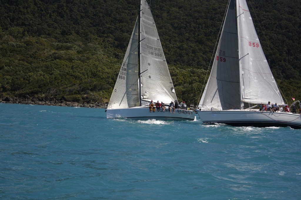 Dark Energy, day 3 of Airlie Beach Race Week 2011 came 3rd in the Super 30's Division Series. photo copyright Beth Morley - Sport Sailing Photography http://www.sportsailingphotography.com taken at  and featuring the  class