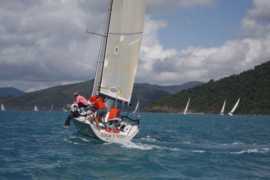 Loco, Day 3 of Airlie Beach Race Week 2011, came 2nd in the Super 30's Division Series. photo copyright Beth Morley - Sport Sailing Photography http://www.sportsailingphotography.com taken at  and featuring the  class