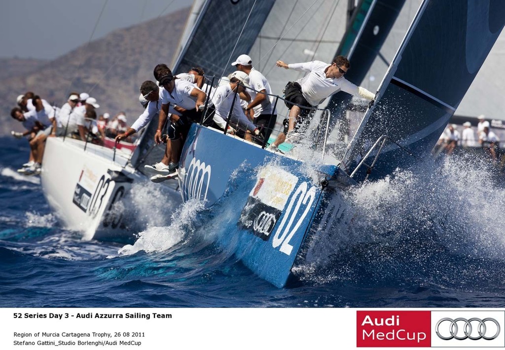 52 Series Day 3: Audi Azzurra Sailing Team - Region of Murcia Trophy 2011 photo copyright Stefano Gattini - Audi Medcup www.medcup.org taken at  and featuring the  class