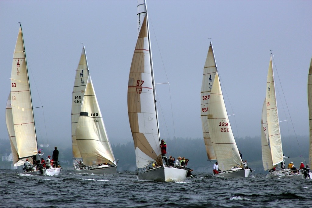 J29’s tacking for position - 2011 Chester Race Week © Chester Race Week Organizing Authority