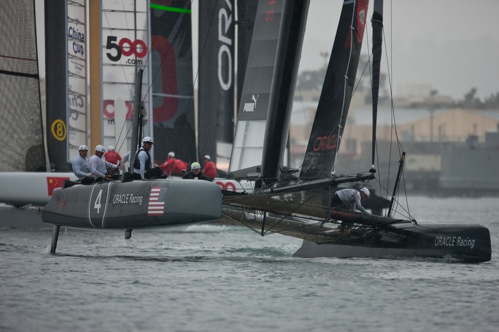 America&rsquo;s Cup World Series, San Diego, Day 1 photo copyright ACEA - Photo Gilles Martin-Raget http://photo.americascup.com/ taken at  and featuring the  class