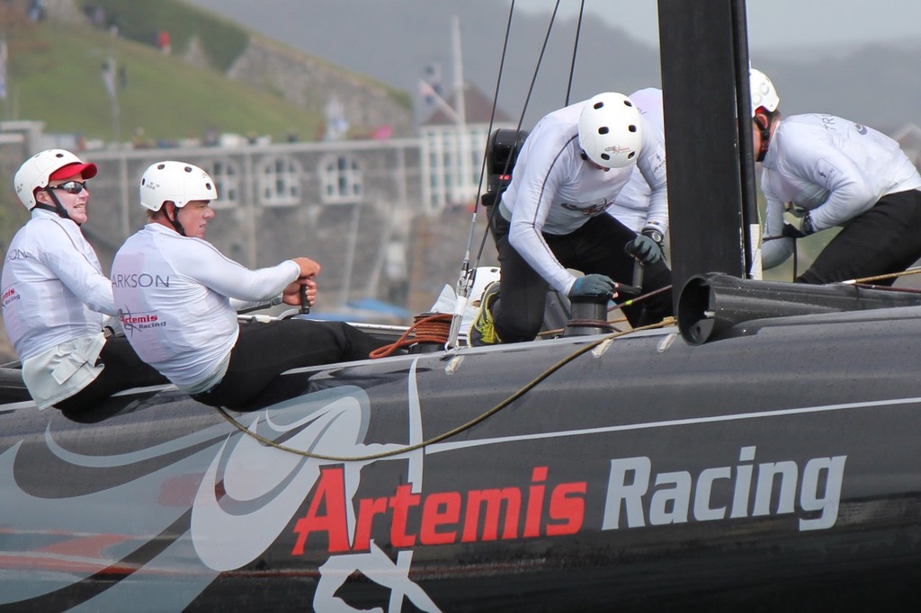 Artemis Racing - America’s Cup World Series - Day 6, 17 September 2011 photo copyright Ben Gladwell http://www.sail-world.com/nz taken at  and featuring the  class