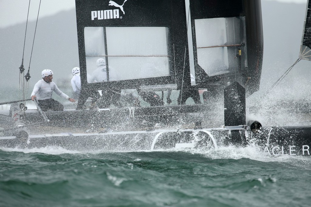 14/08/2011-Plymouth(ENG)-34th America's Cup-AC World Series-Plymouth 2011-Racing day 1 photo copyright ACEA - Photo Gilles Martin-Raget http://photo.americascup.com/ taken at  and featuring the  class