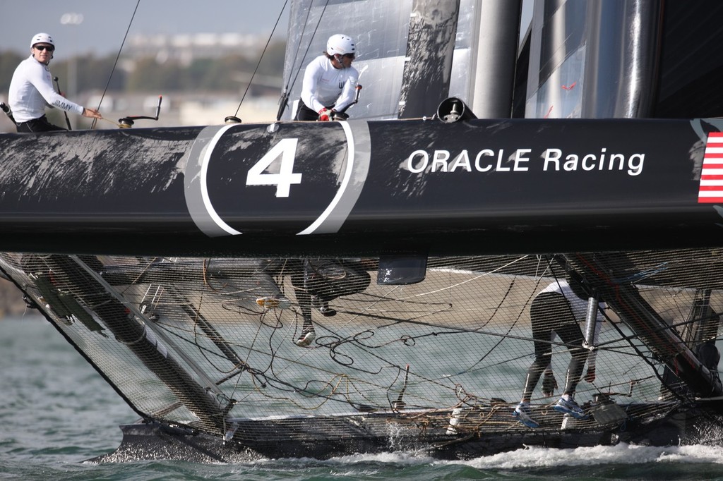 16/09/2011-Plymouth(UK)-34th America's Cup-AC World Series-Plymouth 2011-Match Race-Racing Day 5 - Plymouth(UK)-34th America's Cup-AC World Series-Plymouth 2011-Race Day 5 photo copyright ACEA - Photo Gilles Martin-Raget http://photo.americascup.com/ taken at  and featuring the  class