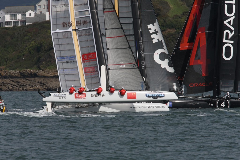 15/09/2011-Plymouth(UK)-34th America's Cup-AC World Series-Plymouth 2011-Racing day 4 - Plymouth(UK)-34th America's Cup-AC World Series-Plymouth 2011-Race Day 5 photo copyright ACEA - Photo Gilles Martin-Raget http://photo.americascup.com/ taken at  and featuring the  class