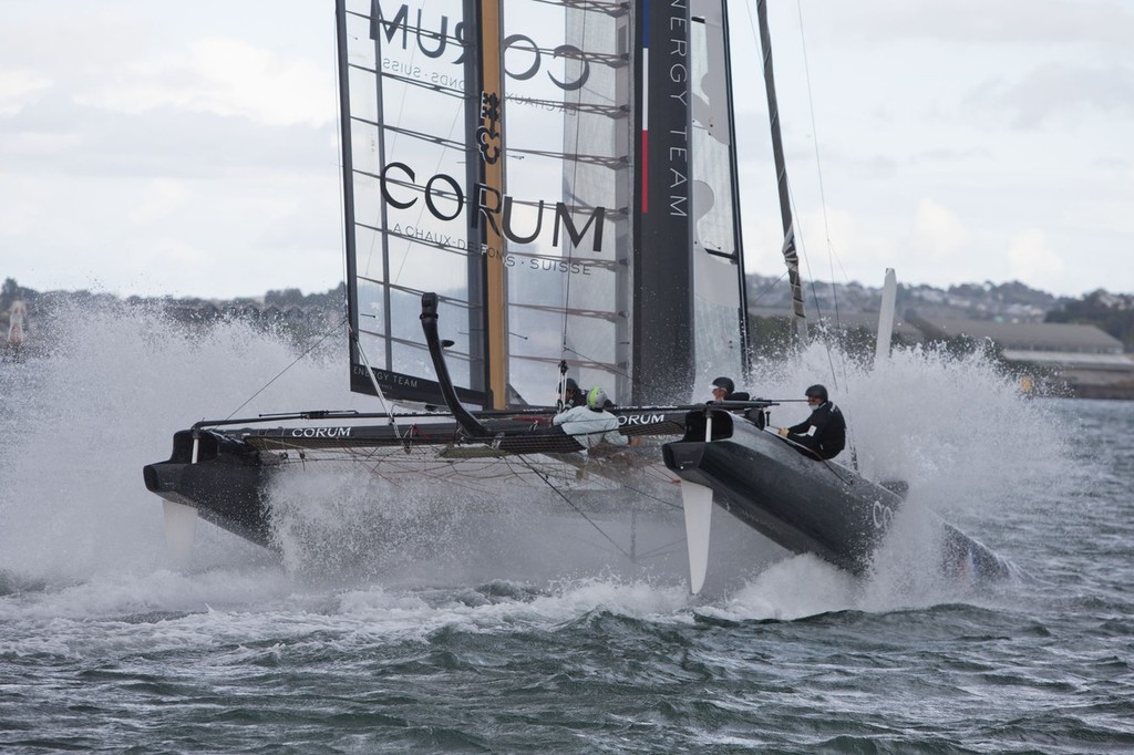 17/09/2011 - Plymouth (UK) - 34th America's Cup - AC World Series - Plymouth 2011 -  Race Day 6 photo copyright ACEA - Photo Gilles Martin-Raget http://photo.americascup.com/ taken at  and featuring the  class