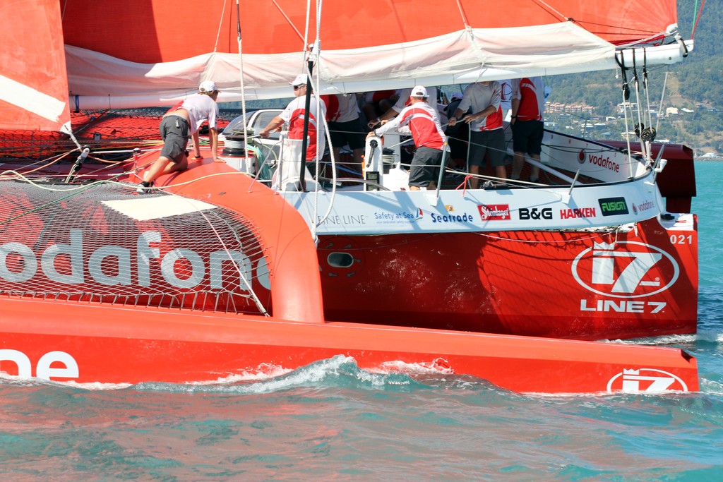 TeamVodafoneSailing on day 2 - Meridien Marinas Airlie Beach Race Week photo copyright Airlie Beach Race Week media taken at  and featuring the  class
