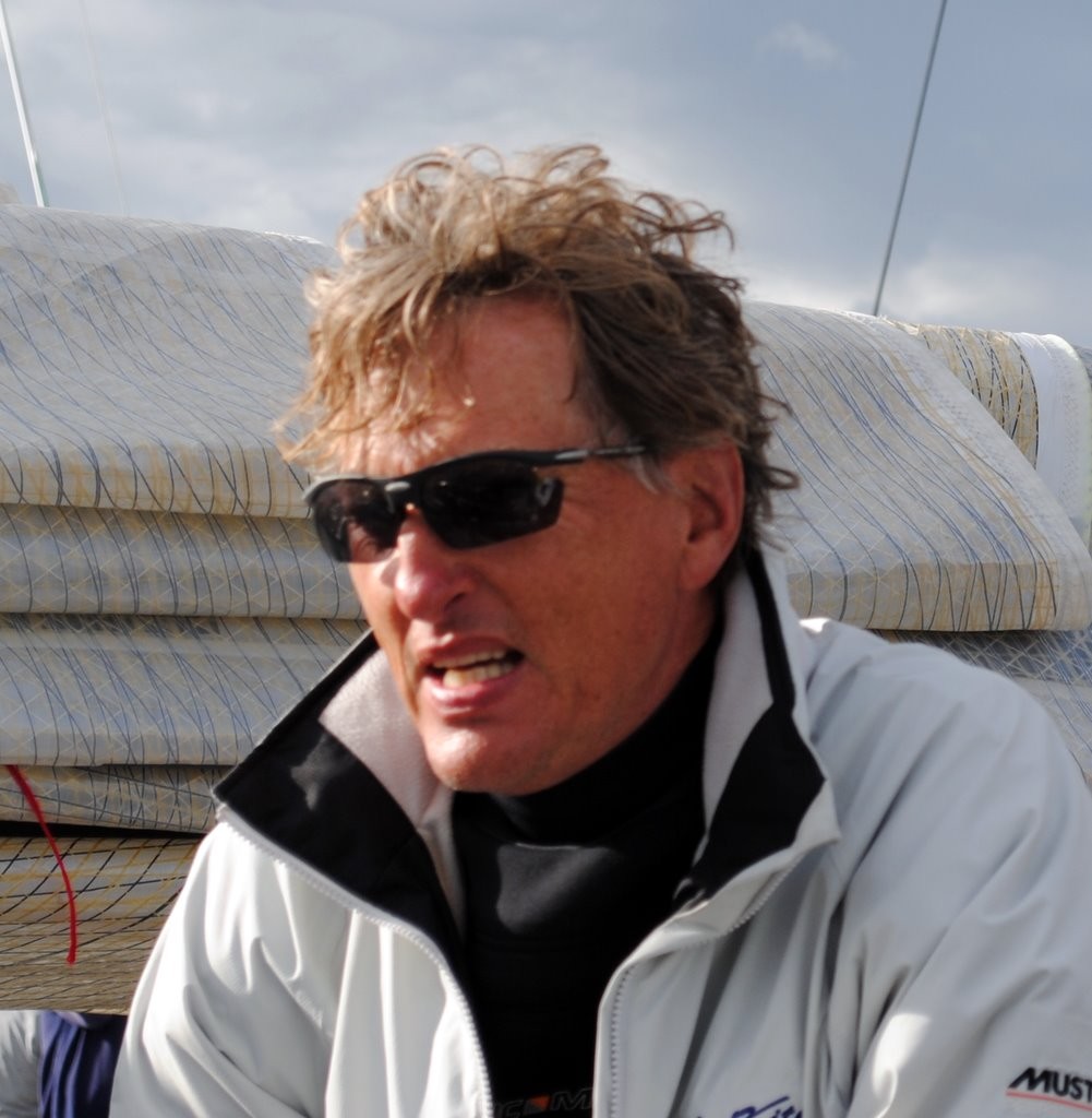 Winning skipper of Mr Kite, Andrew Hunn photo copyright Rob Cruse taken at  and featuring the  class