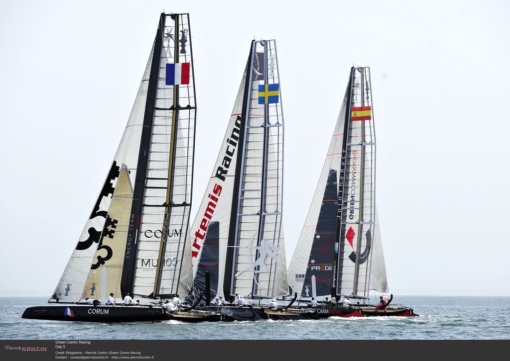 Day 5 America&rsquo;s Cup World Series, Cascais photo copyright Pierre Orphanidis/Green Comm taken at  and featuring the  class