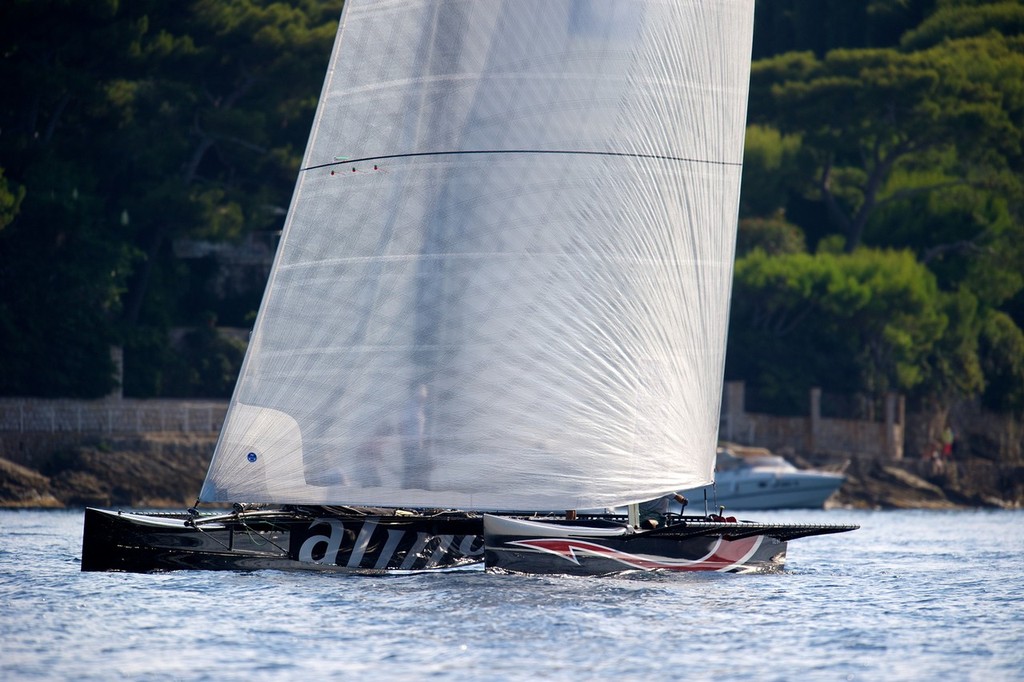Alinghi’s Decision 35,  racing at Beaulieu-sur-Mer, in the 6th Act of the Vulcain Trophy. photo copyright Chris Schmid/Alinghi.com http://www.alinghi.com taken at  and featuring the  class