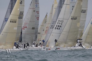  Jockeying for the start     - Beneteau 36.7 North Americans photo copyright Tim Wilkes taken at  and featuring the  class