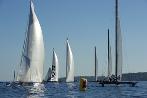 VULCAIN TROPHY, GRAND PRIX D'ANTIBES, FR, SEPTEMBER 22ND 2011: Vulcain Trophy - Decision 35 - the fleet race of the Vulcain Trophy, Antibes. (Photo by Chris Schmid / Eyemage, all right reserved) - Grand Prixd'Antibes, D35 photo copyright Chris Schmid/ Eyemage Media (copyright) http://www.eyemage.ch taken at  and featuring the  class