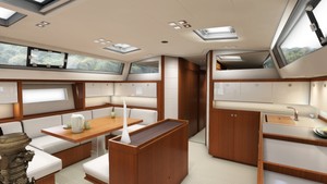 Sense(55)-Inside2 - Ensign Yachts Beneteau QLD is proud to introduce you the New Beneteau Sense 55 photo copyright Beneteau property taken at  and featuring the  class