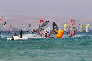 A busy day on the race course - PWA Sotavento Fuerteventura Grand Slam 2011 photo copyright  John Carter / PWA http://www.pwaworldtour.com taken at  and featuring the  class