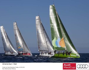 40 Series Day 3 Fleet - Audi MedCup Conde de Godo Trophy 2011 photo copyright Nico Martinez/Audi MedCup taken at  and featuring the  class