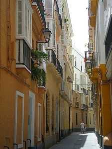 Narrow streets of Cadiz photo copyright Yacht Balvenie taken at  and featuring the  class