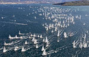 Trieste, 09/10/11 Barcolana 2011 Fleet race photo copyright Carlo Borlenghi/Luca Butto taken at  and featuring the  class