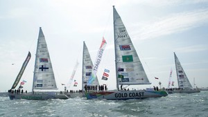 The Fleet set sail for Madeira on the first leg of the Clipper 11-12 Round the World Yacht Race. photo copyright onEdition http://www.onEdition.com taken at  and featuring the  class
