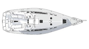Catalina 385 deck plan photo copyright SW taken at  and featuring the  class