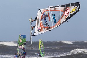 Double loop action from Campello - PWA KIA Cold Hawaii World Cup 2011 Day 4 photo copyright PWA World Tour http://www.pwaworldtour.com taken at  and featuring the  class