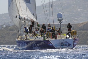 Edinburgh Inspiring Capital set sail in race two (from Madeira to Rio de Janeiro, Brazil) of the Clipper 11-12 Round the World Yacht Race photo copyright onEdition http://www.onEdition.com taken at  and featuring the  class