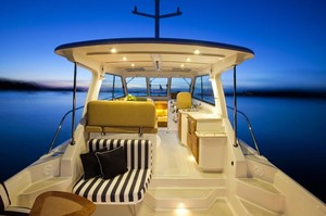 Interiors onboard Back Cove 34' in Portland, Maine. photo copyright Sandman PR taken at  and featuring the  class