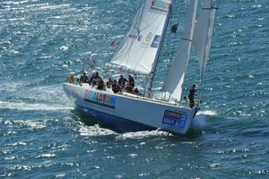 Geraldton Western Australia races away from Cape Town - Clipper 11-12 Round the World Yacht Race. photo copyright Bruce Sutherland/onEdition taken at  and featuring the  class