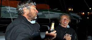 Halvard Mabire and Miranda Merron take second place with Campagne de France - Global Ocean Race 2011-12 photo copyright Trevor Wilkins taken at  and featuring the  class