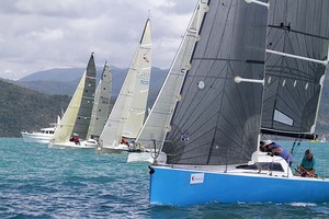 Super 30's set off in light conditions - Meridien Marinas Airlie Beach 22nd Annual Race Week 2011 photo copyright Teri Dodds - copyright http://www.teridodds.com taken at  and featuring the  class