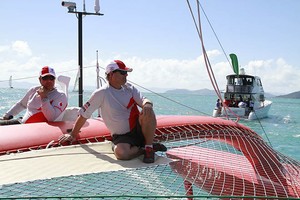 Onboard Team Vodafone Sailing - Meridien Marinas Airlie Beach 22nd Annual Race Week 2011 photo copyright Teri Dodds - copyright http://www.teridodds.com taken at  and featuring the  class