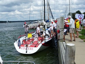 A joyful return to the dock! - Canada's Cup 2011 photo copyright Ed Kita taken at  and featuring the  class