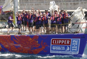 Qingdao set sail in race two (from Madeira to Rio de Janeiro, Brazil) of the Clipper 11-12 Round the World Yacht Race. photo copyright onEdition http://www.onEdition.com taken at  and featuring the  class