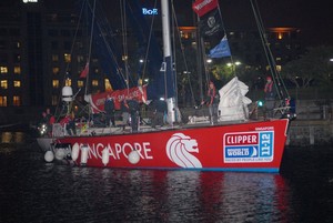 Singapore,has finished in fourth place - Clipper 11-12 Round the World Yacht Race. photo copyright Bruce Sutherland/onEdition taken at  and featuring the  class