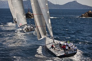 TITAN 15, SHOCKWAVE and RAN - Maxi Yacht Rolex Cup 2011 photo copyright  Rolex / Carlo Borlenghi http://www.carloborlenghi.net taken at  and featuring the  class