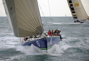 Volvo Ocean Race 2011-2012: Legends Race 2 held in 10 to 20 knots of wind. photo copyright  Rick Tomlinson http://www.rick-tomlinson.com taken at  and featuring the  class