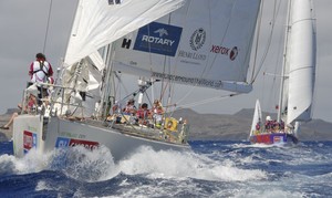 Visit Finland set sail in race two (from Madeira to Rio de Janeiro, Brazil) of the Clipper 11-12 Round the World Yacht Race photo copyright onEdition http://www.onEdition.com taken at  and featuring the  class