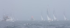 find the Etchells in the sea fog on day two - Zhik Etchells NSW Championship 2011 photo copyright Tracey Johnstone taken at  and featuring the  class