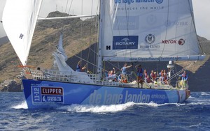De Lage Landen set sail in race two (from Madeira to Rio de Janeiro, Brazil) of the Clipper 11-12 Round the World Yacht Race photo copyright onEdition http://www.onEdition.com taken at  and featuring the  class