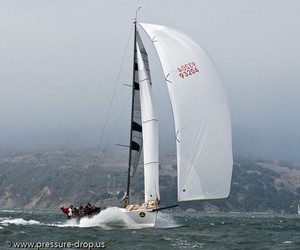 Double Trouble leaving the fleet behind on Friday's Race
 - Rolex Big Boat Series 2011 photo copyright www.pressure-drop.us taken at  and featuring the  class