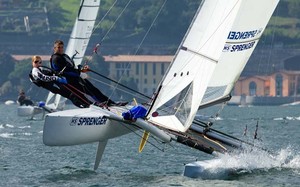 Tornado action at the European Championship 2011 photo copyright Andrew Dowley taken at  and featuring the  class