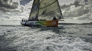 Team Sanya arrive in Alicante for the Volvo Ocean Race photo copyright Volvo Ocean Race/Paul Todd taken at  and featuring the  class