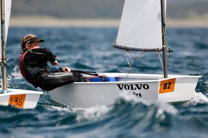Arran Holman,GBR 5999 - Volvo Gill Optimist National Championships 2011 photo copyright Paul Wyeth / www.pwpictures.com http://www.pwpictures.com taken at  and featuring the  class