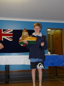 2011 NSW Sabot Champion Finn Gilbert photo copyright Paul Summerell taken at  and featuring the  class
