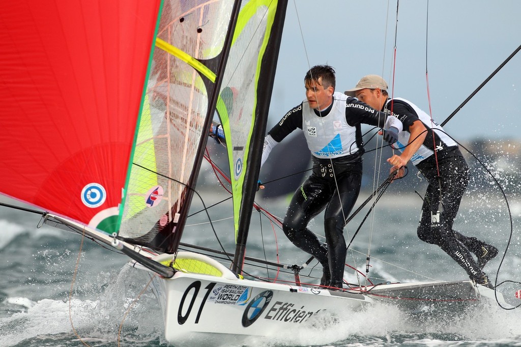 Nico Delle Karth, Nikolaus Resch, 49er - Perth 2011 ISAF Sailing World Championships photo copyright  Richard Langdon /Perth 2011 http://www.perth2011.com taken at  and featuring the  class