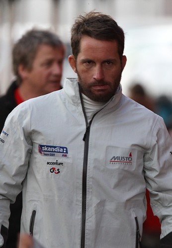 Ben Ainslie of Great Britain walks thru Fishing Boat Harbour on day 8 during the Finn gold fleet race of the 2011 ISAF Sailing World Championships on December 10, 2011 in Perth, Australia.  © Paul Kane /Perth 2011 http://www.perth2011.com