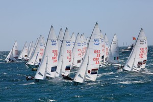 470 fleet - ISAF Sailing World Championships Perth 2011 photo copyright Kaoru Soehata taken at  and featuring the  class