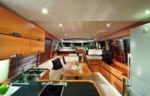 Greenline 40 interior photo copyright North South Yachting taken at  and featuring the  class