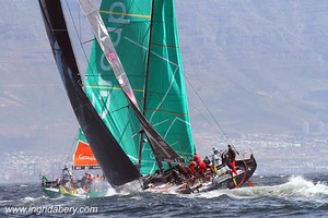 Groupama and Puma Ocean Racing - Volvo Ocean Race 2011-12 start photo copyright Ingrid Abery http://www.ingridabery.com taken at  and featuring the  class