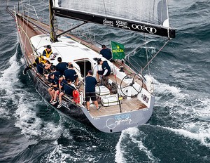 The Marten 49 Ocean Affinity during the first afternoon - Rolex Sydney Hobart 2011 photo copyright  Rolex/Daniel Forster http://www.regattanews.com taken at  and featuring the  class