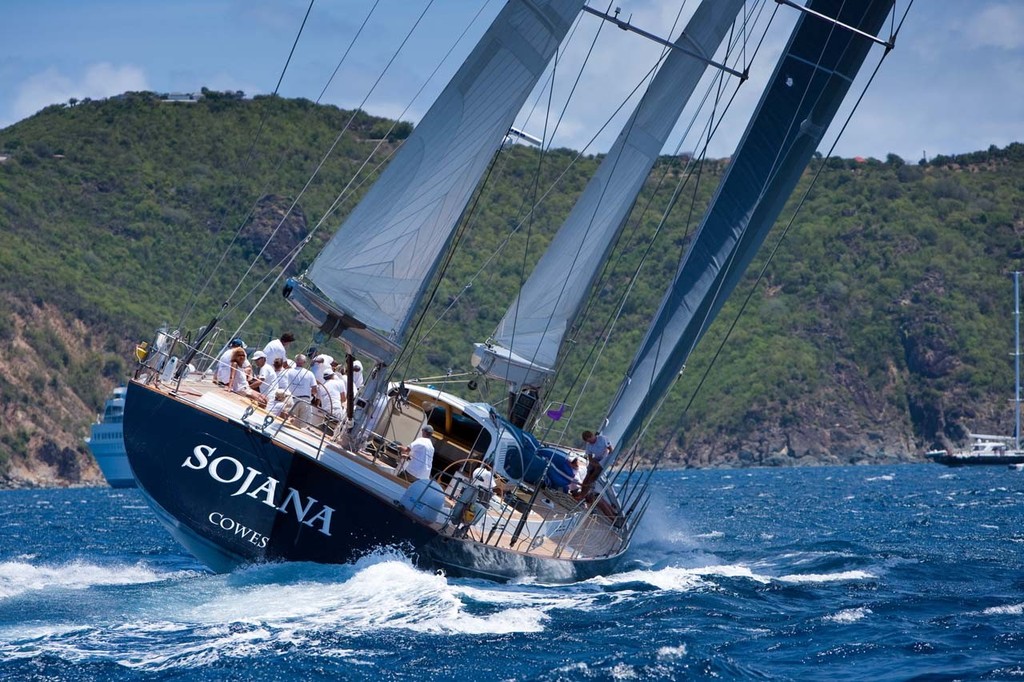 Sojana - Les Voiles de Saint-Barth 2011 photo copyright Christophe Jouany / Les Voiles de St. Barth http://www.lesvoilesdesaintbarth.com/ taken at  and featuring the  class